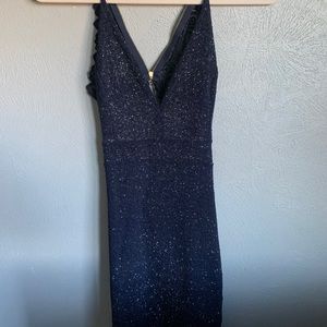 Tight glitter dress